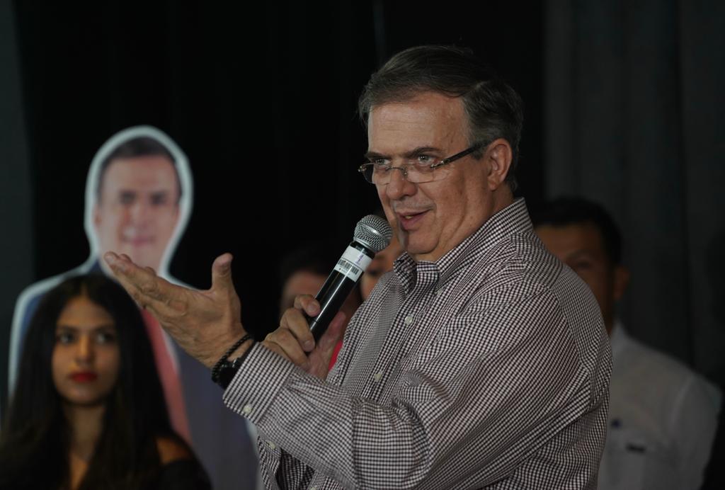 Buscará Marcelo Ebrard debate de aspirantes y fiscalización de giras