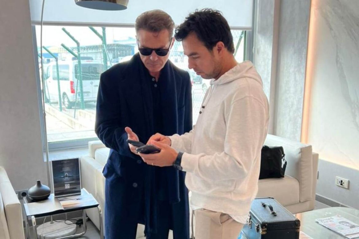 Luis Miguel tiene lujoso encuentro con «Checo» Pérez, fans alertan por la salud del cantante