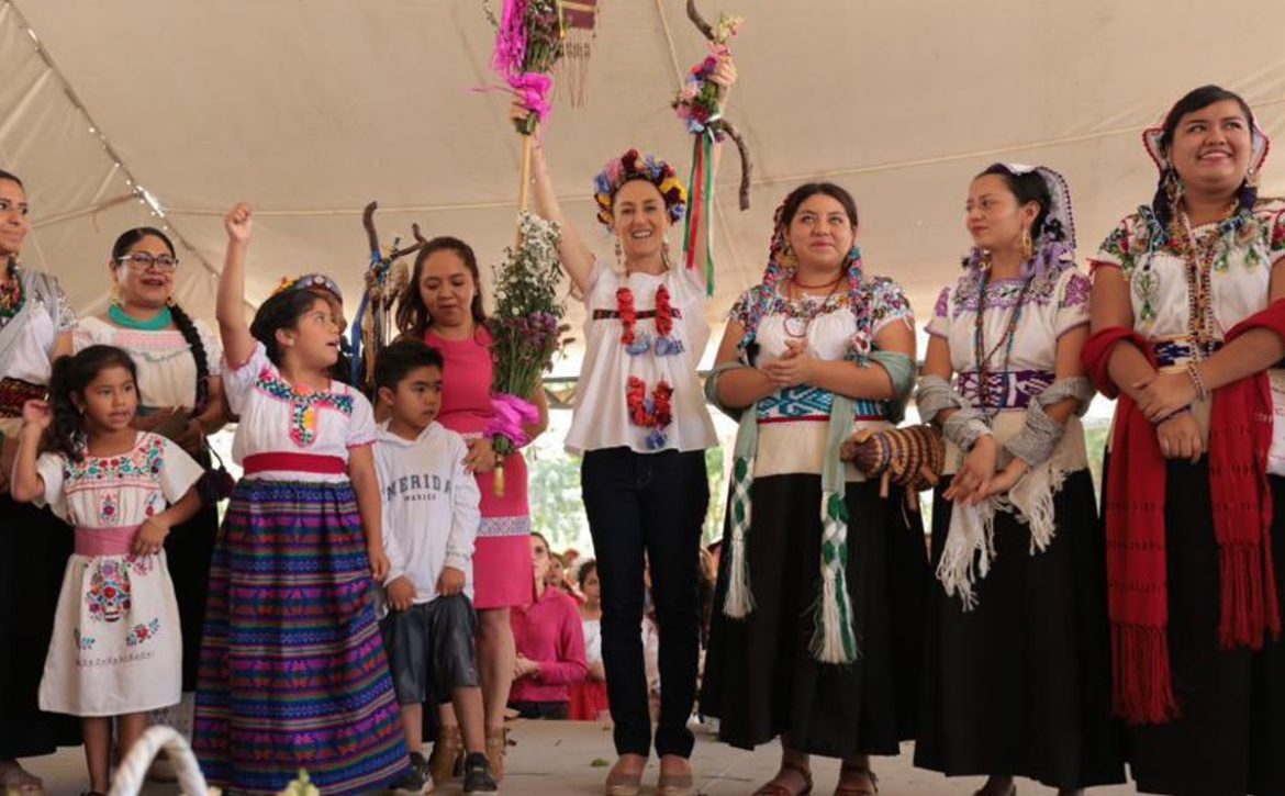 Claudia Sheinbaum arranca gira rumbo a encuesta en Oaxaca