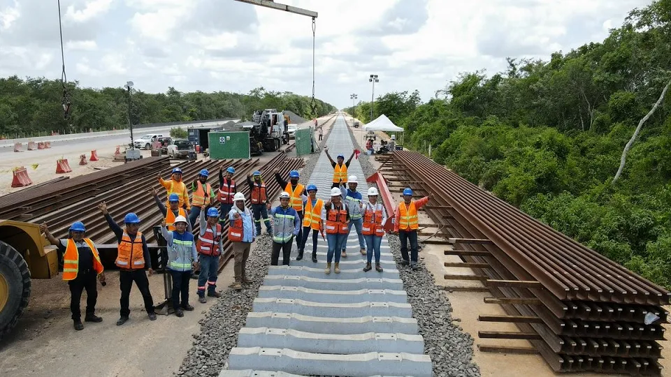 ¡Pura mano de obra mexicana! El primer convoy del Tren Maya llegará el 8 de julio a Cancún