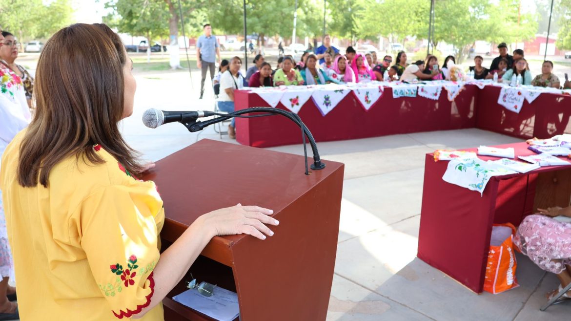 Fomento del bordado tradicional para preservar la cultura Yaqui.